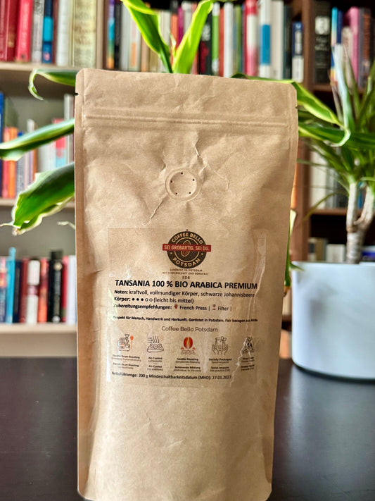 TANSANIA 100 % BIO ARABICA PREMIUM 200g