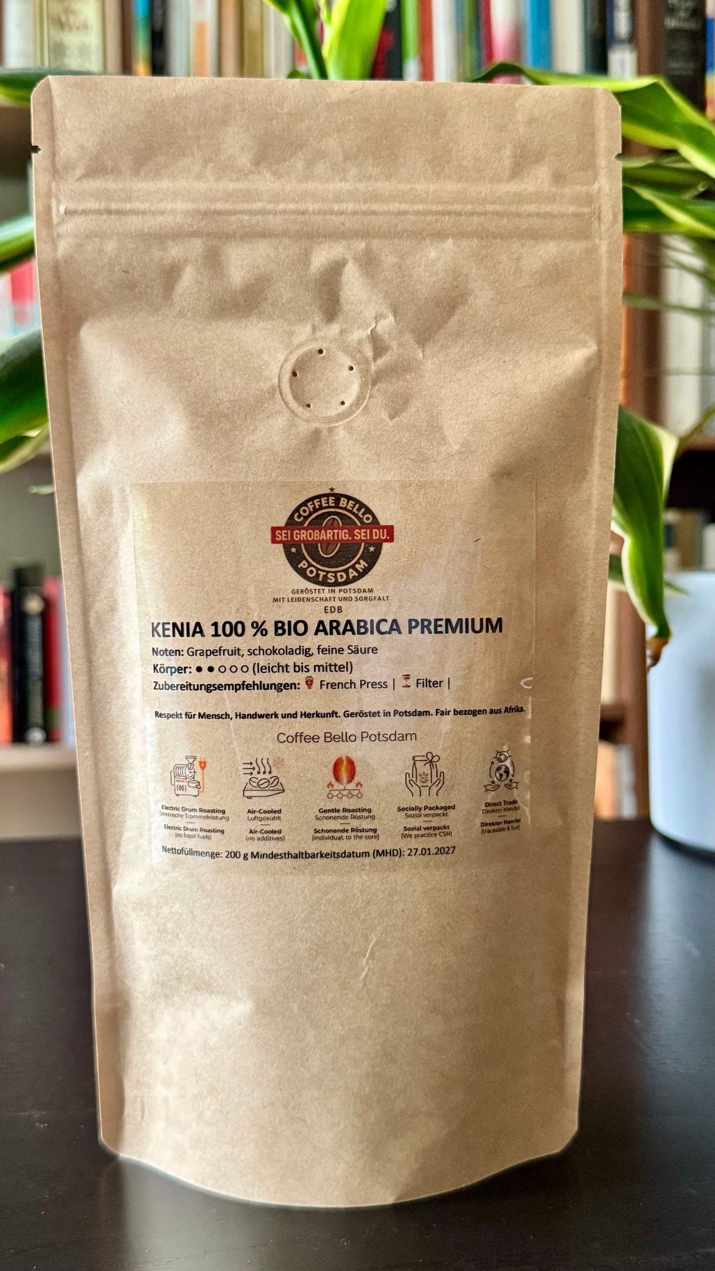 KENIA 100 % BIO ARABICA PREMIUM 200g